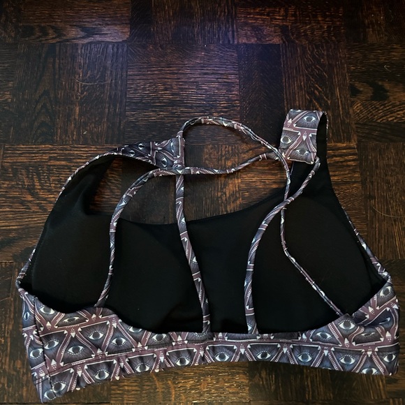 Evil eye Sports Bra lightly worn - Picture 2 of 2